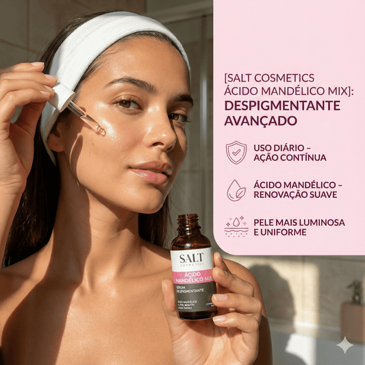 Sérum Ácido Mandélico Mix + Alpha - Arbutin + Ácido Kójico - Salt Cosmetics
