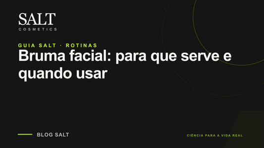 Bruma facial: para que serve e quando usar — Guia Salt