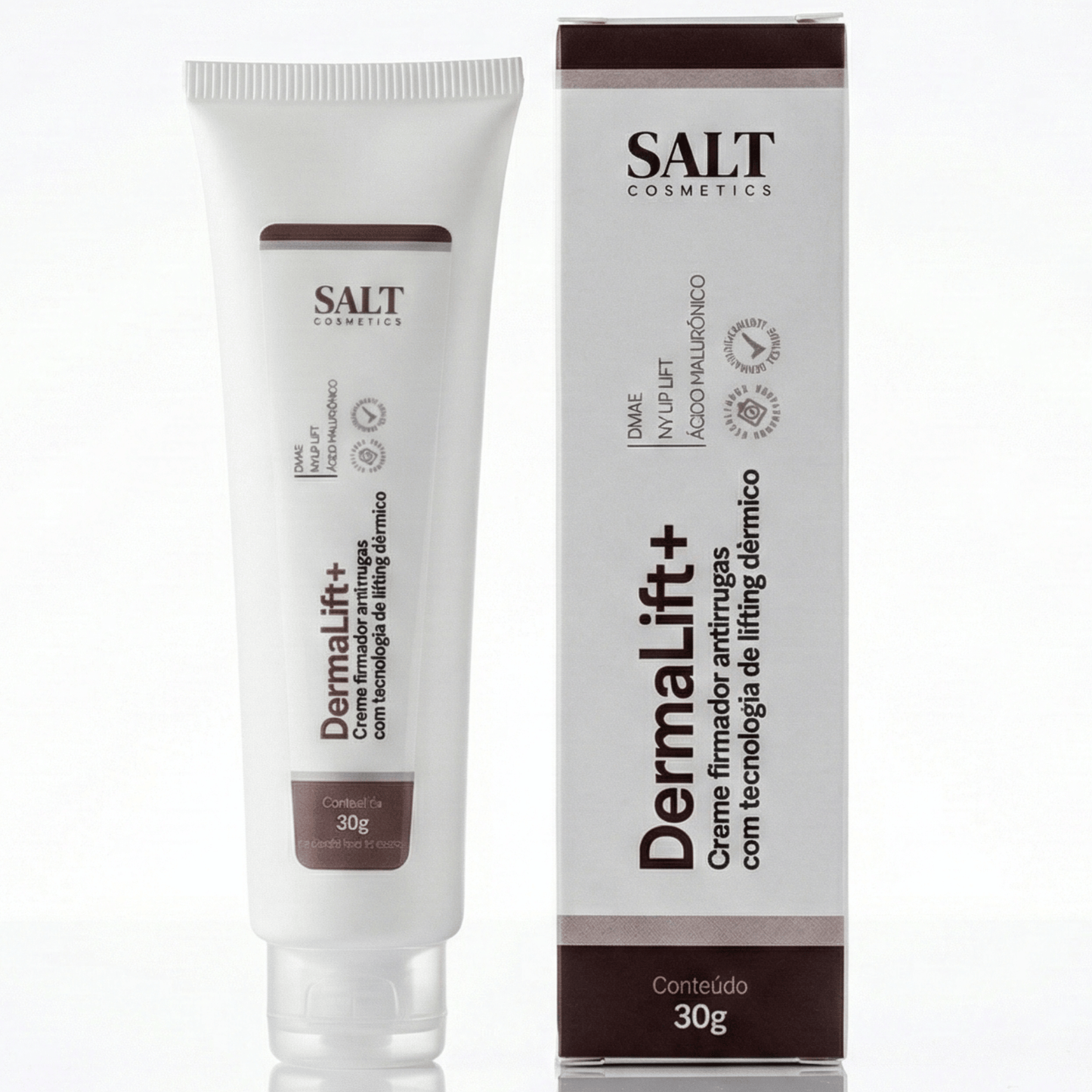 Creme Firmador Antirrugas 30g DermaLift+ – DMAE, UpLift e Ácido Hialurônico para Firmeza – Salt Cosmetics - Salt Cosmetics
