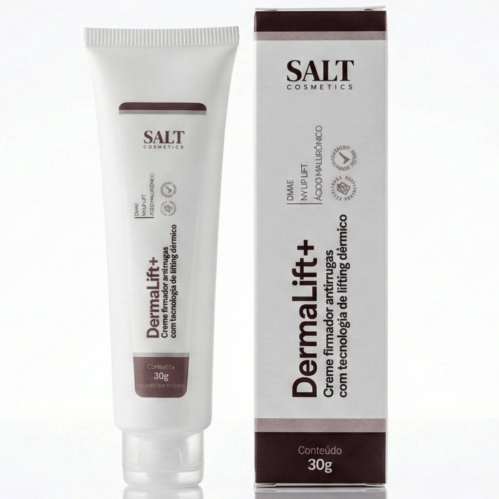 Creme Firmador Antirrugas 30g DermaLift+ – DMAE, UpLift e Ácido Hialurônico para Firmeza – Salt Cosmetics - Salt Cosmetics