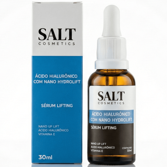 Sérum Ácido Hialurônico com Nano Hydrolift + Vitamina E - Salt Cosmetics