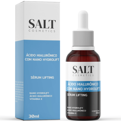 Sérum Ácido Hialurônico com Nano Hydrolift + Vitamina E - Salt Cosmetics