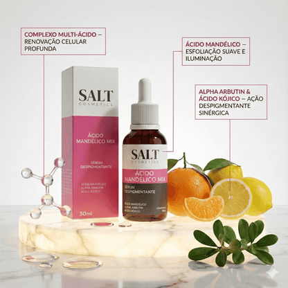 Sérum Ácido Mandélico Mix + Alpha - Arbutin + Ácido Kójico - Salt Cosmetics