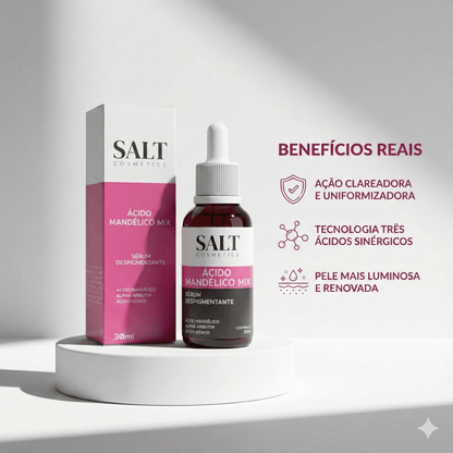 Sérum Ácido Mandélico Mix + Alpha - Arbutin + Ácido Kójico - Salt Cosmetics