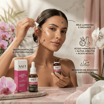Sérum Ácido Mandélico Mix + Alpha - Arbutin + Ácido Kójico - Salt Cosmetics