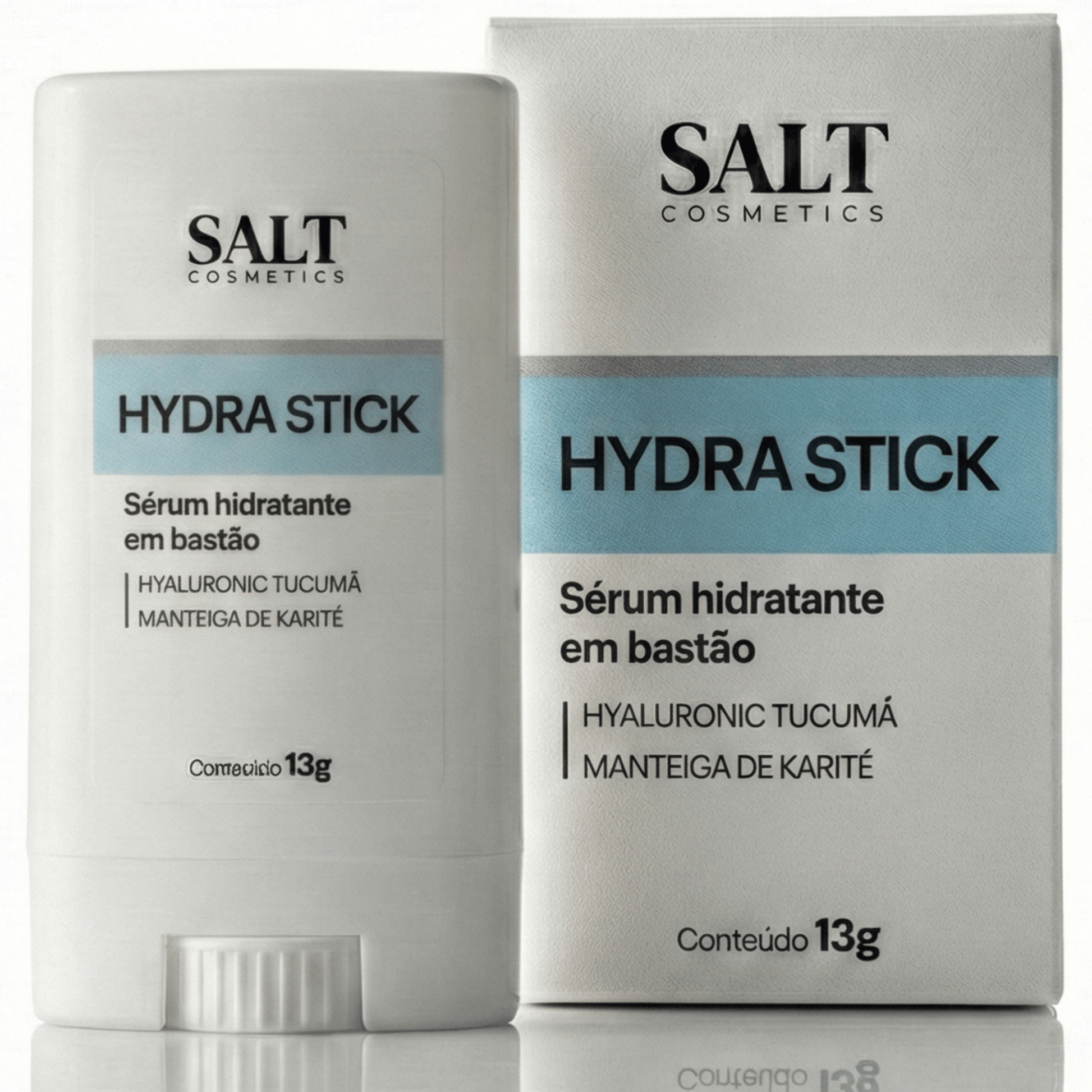 Sérum Hidratante em Bastão 13g – Hydra Stick – Hyaluronic Tucumã + Manteiga de Karité – Salt Cosmetics - Salt Cosmetics