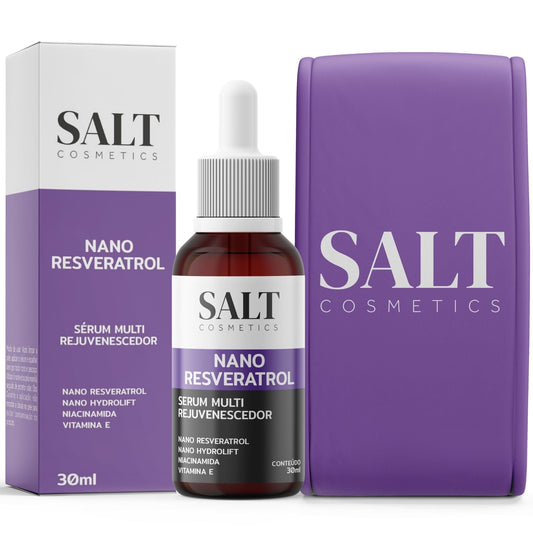 Sérum Nano Resveratrol + Niacinamida + Nano Hydrolift + Vitamina E - Salt Cosmetics