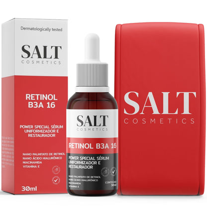 Sérum Nano Retinol B3A 16 com Niacinamida + Ácido Hialurônico - Salt Cosmetics