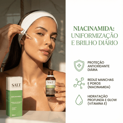 Sérum Niacinamida com Oligomix + Vitamina E — Uniformizador - Salt Cosmetics