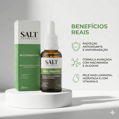 Sérum Niacinamida com Oligomix + Vitamina E — Uniformizador - Salt Cosmetics