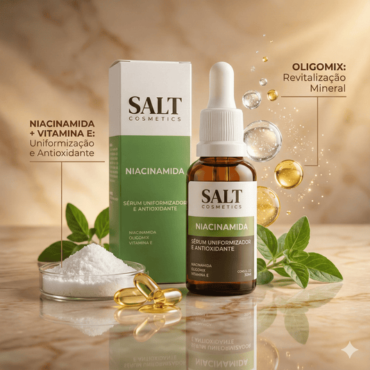 Sérum Niacinamida com Oligomix + Vitamina E — Uniformizador - Salt Cosmetics