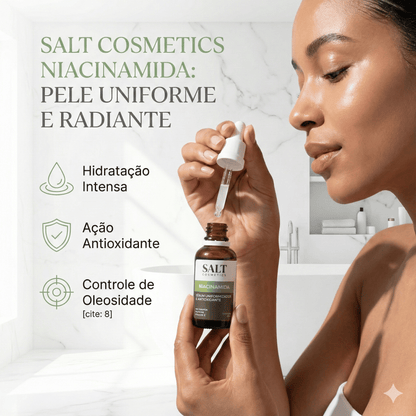 Sérum Niacinamida com Oligomix + Vitamina E — Uniformizador - Salt Cosmetics