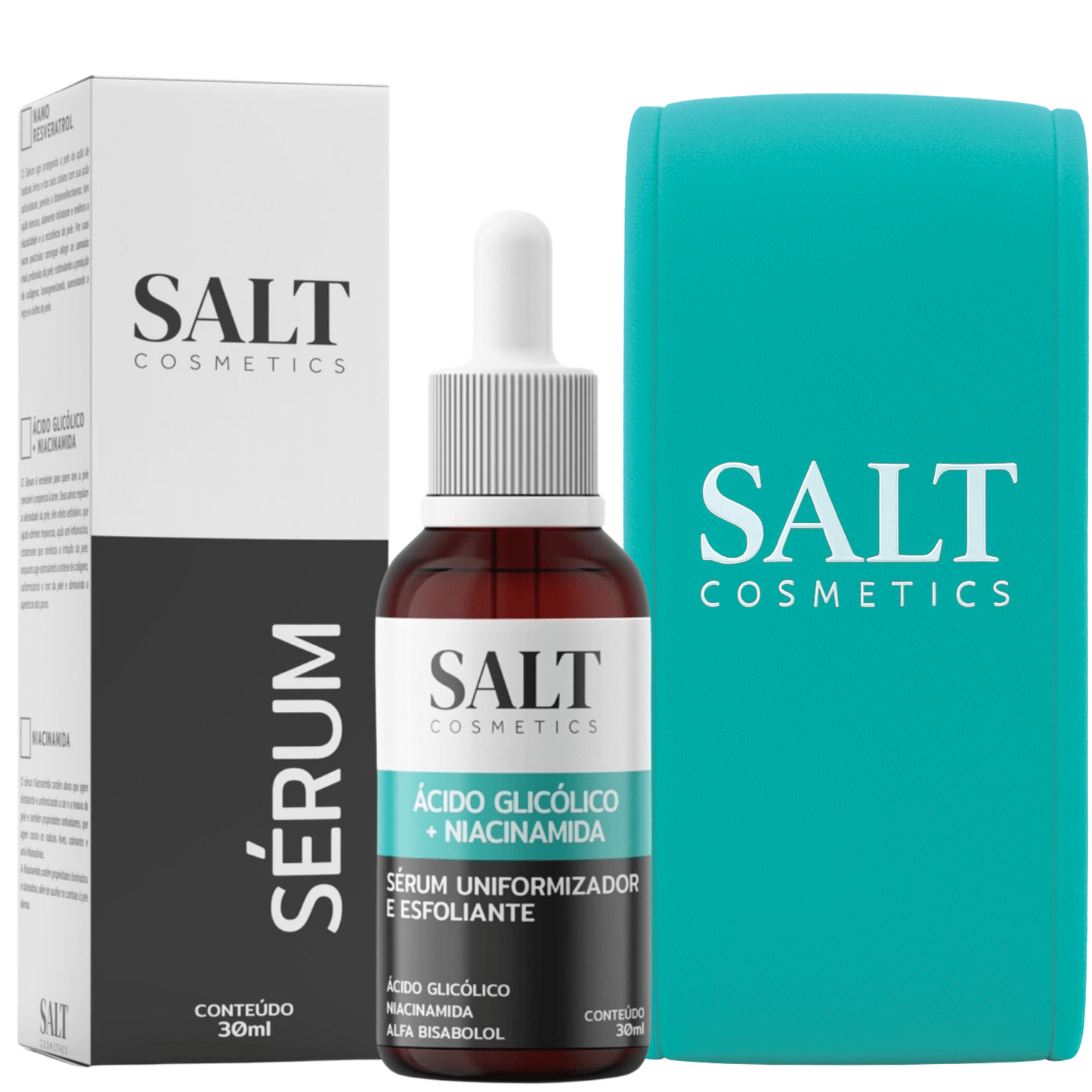 Sérum Uniformizador — Ácido Glicólico + Niacinamida + Alfa Bisabolol - Salt Cosmetics