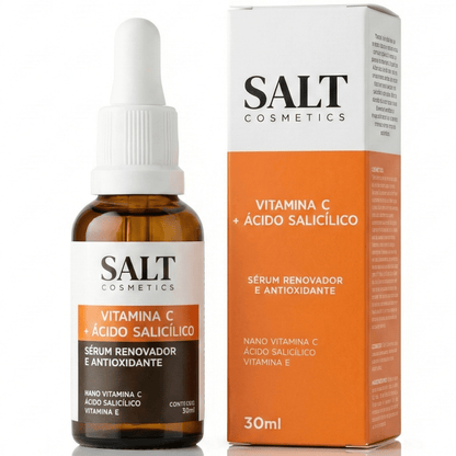 Sérum Vitamina C + Ácido Salicílico + Vitamina E — Renovador - Salt Cosmetics